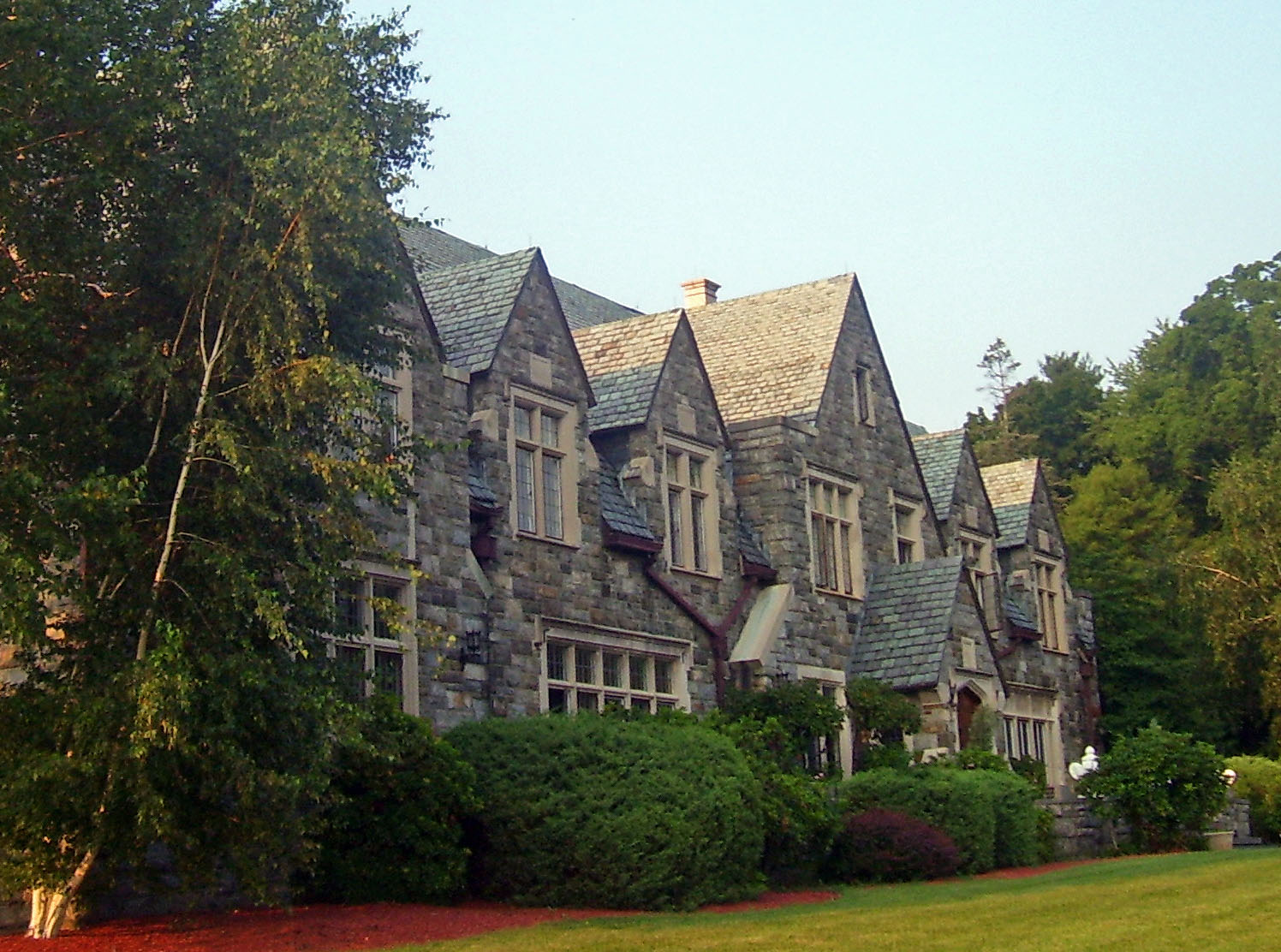Col. Ruppert's Eagle's Nest estate overlooking the Hudson River