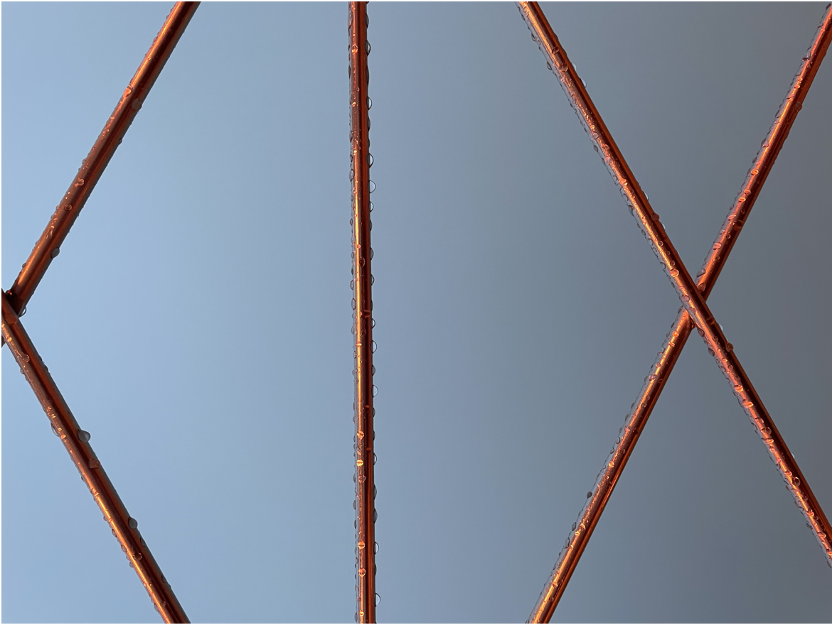 Foggy view from the top of the Empire State Building