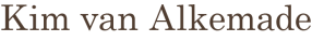 Kim van Alkemade